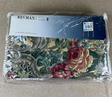 NEW REVMAN Watercolor Savannah Queen Duvet Comforter Cover NOS Vintage Floral