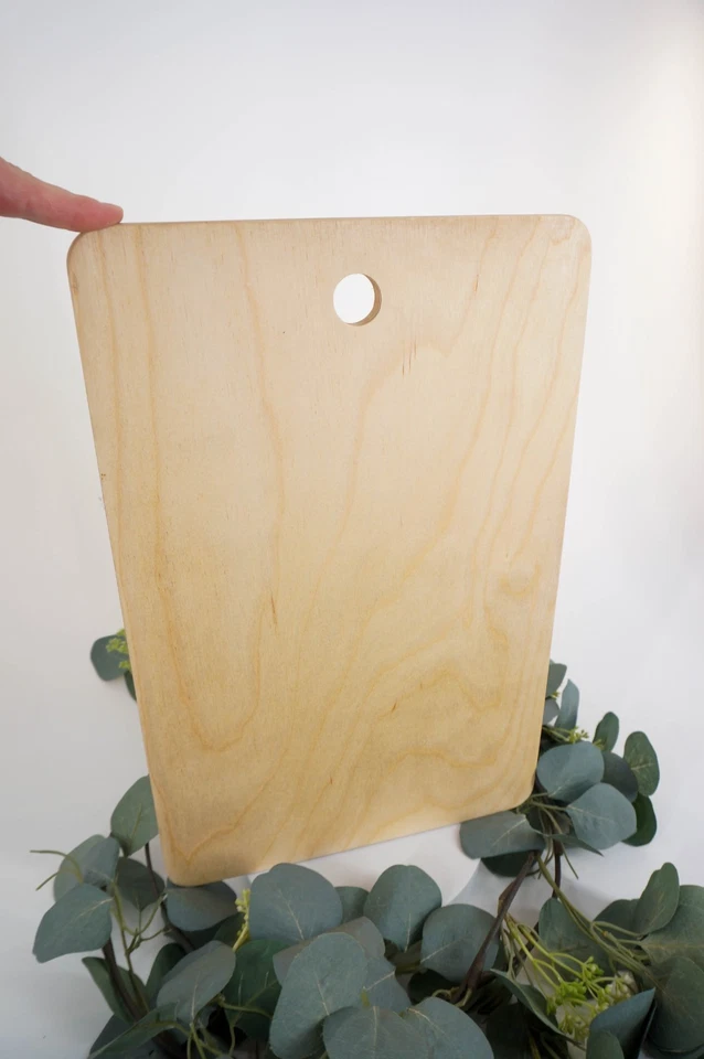 ¡¡¡NUEVO!!! Tabla de cortar rectangular de bambú con palmeras, verde y rosa, 1 agujero Foto 3 de 4