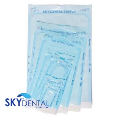 Sterilization Bag Pouches Dental Medical Self Seal Pouch Autoclave up to 4000