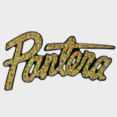 Bass Cat Boat Emblem Sticker Decal | Pantera Gold Holo Vinyl