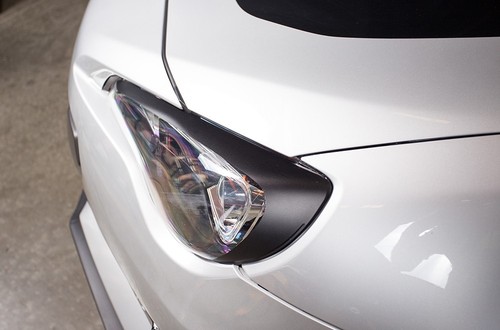 Vinyl Decal Solid Headlight Brow Cover Wrap Kit for Subaru BRZ 2013-2014 - Black - Bild 3 von 7