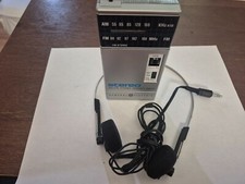 Vintage General Electric AM/FM Stereo Headset Radio Model No. 7-1600C