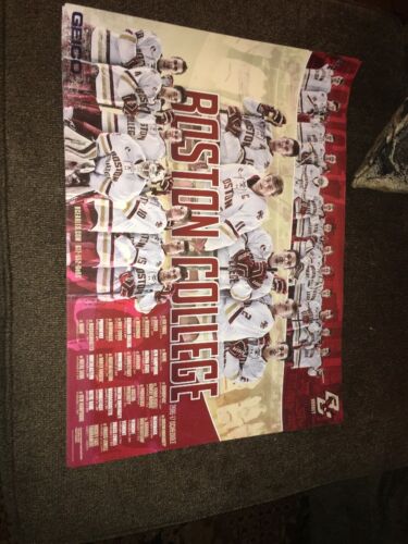 PÓSTER DEL CALENDARIO BOSTON COLLEGE EAGLES TEAM 2016-17 NCAA - Imagen 3 de 6