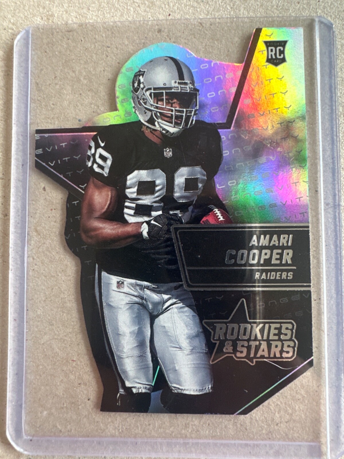Amari Cooper Panini Rookies & Stars Die-Cut Rookies #RSR10 Longevity