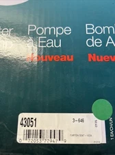 Engine Water Pump-Water Pump (Standard) Gates 43051 With Gasket