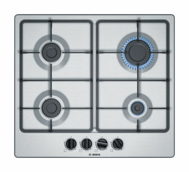 Bosch PGP6B5B60 Built-in Gas Hob - Stainless Steel