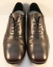 Prada Brown Saffiano Leather Oxford Dress Shoes Mens Size Prada 8.5 / US 9.5M