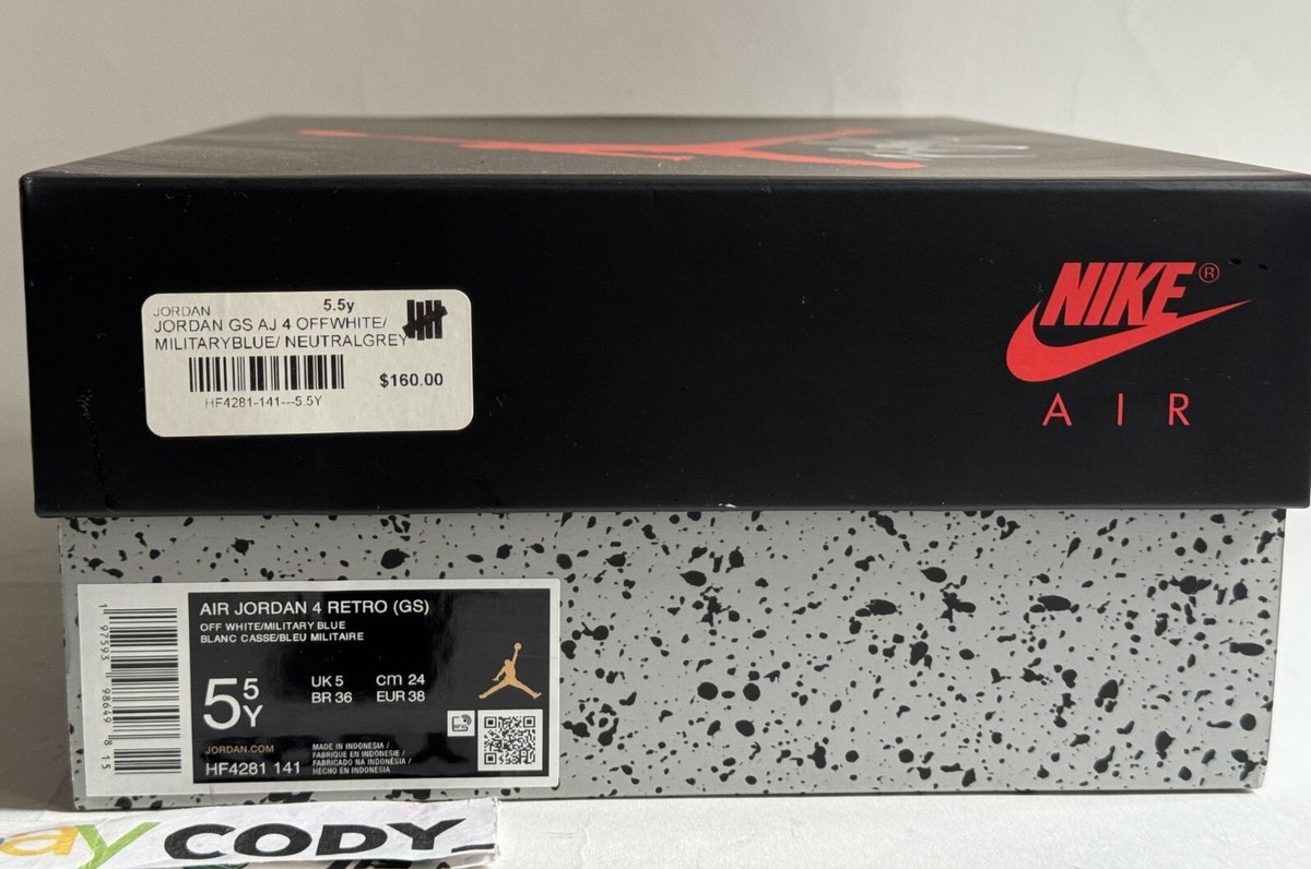 Nike Air Jordan Retro Military Blue GS Kids *EMPTY SHOE BOX ONLY*  HF4281-141