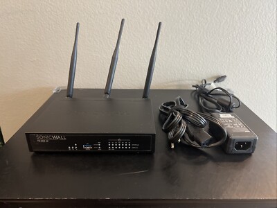 Dell SonicWALL TZ400 W Wireless Firewall Appliance APL28-0B5 W/ Power Supply
