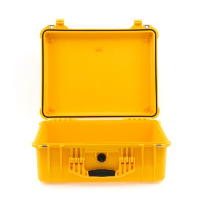 Peli Case 1550 ohne Schaum gelb Fotokoffer Industriekoffer Kamerakoffer IP67 NEU