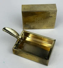 Vintage  Benson & Hedges 100's Metal Portable Pocket Spring Loaded Ashtray/Case