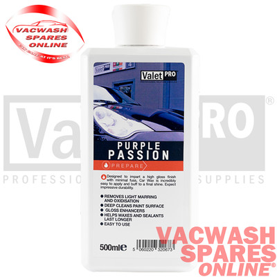 VALETPRO PURPLE PASSION VORWACHSREINIGER 500ML / ENTFERNT VERWIRBELUNGEN & OXIDATION 