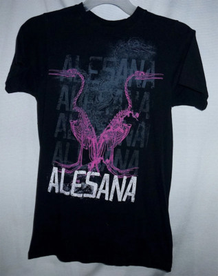 Band Alesana T shirt emo metal rock concert Rare Size S-5XL