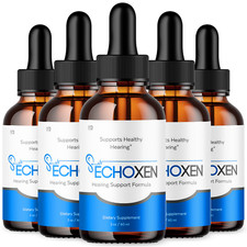  5 Pack Echoxen Ear Drops - For Tinnitus Supports, Ear Relief  Comfort