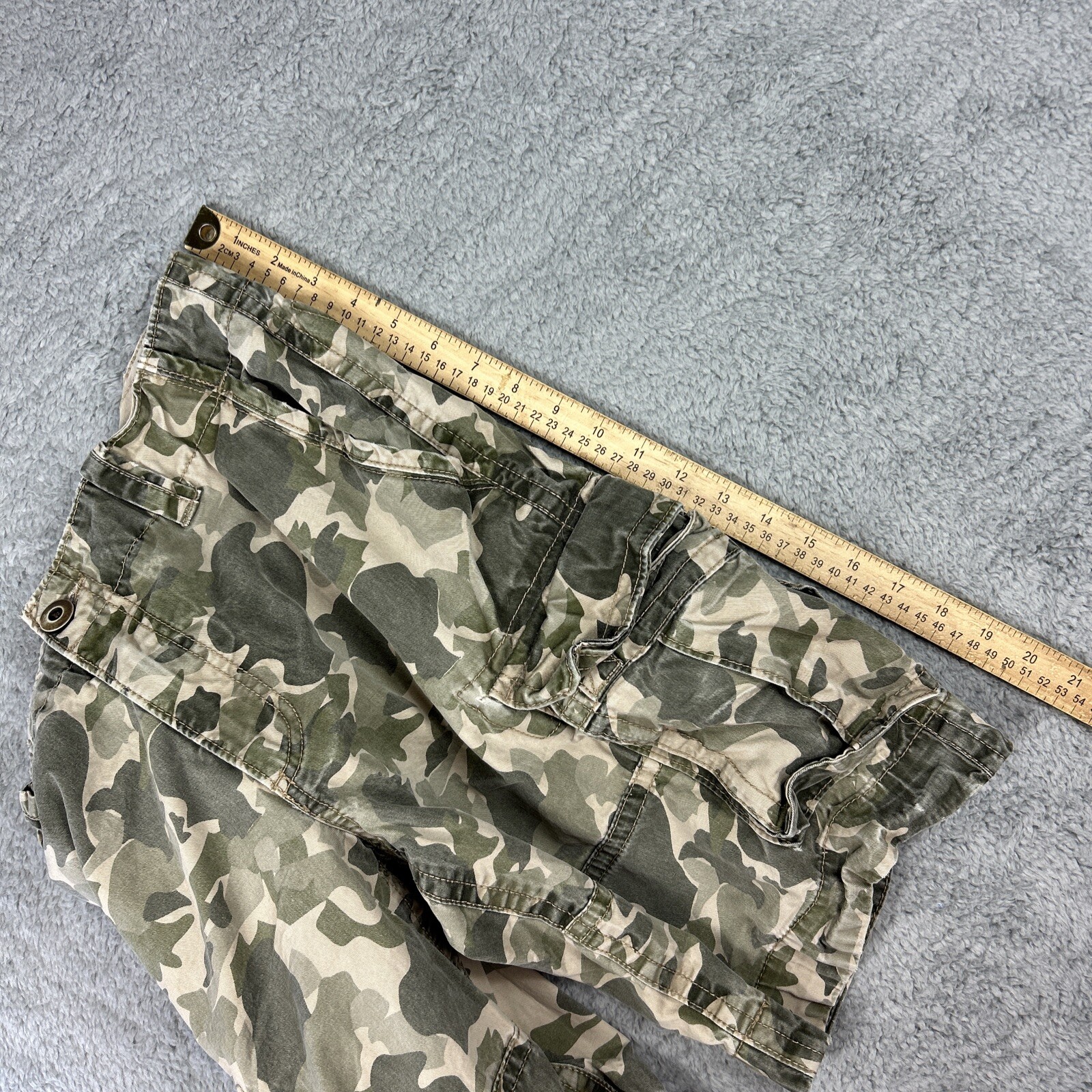 Aeropostale Mens Camo Cargo Shorts Size 36 *'s Casual Camouflage