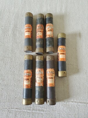 PACK OF 7 BUSS LPS60 LOW-PEAK CURRENT-LIMITING FUSE 60AMP 600VOLT BUSSMANN