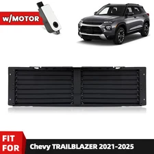 Front Radiator Grille Air Shutter with MOTOR For Chevy Trailblazer 2021-2025