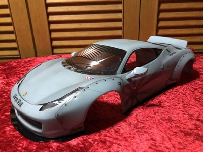 Tamiya 1/10 RC Car Body Ferrari 458 Liberty Walk