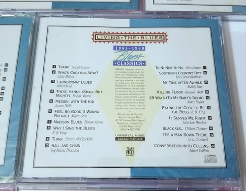 LIVING THE BLUES 7 SEALED CD LOT TIME LIFE RECORDS MASTERS CLASSICS GUITAR SOUL - Picture 13 of 22