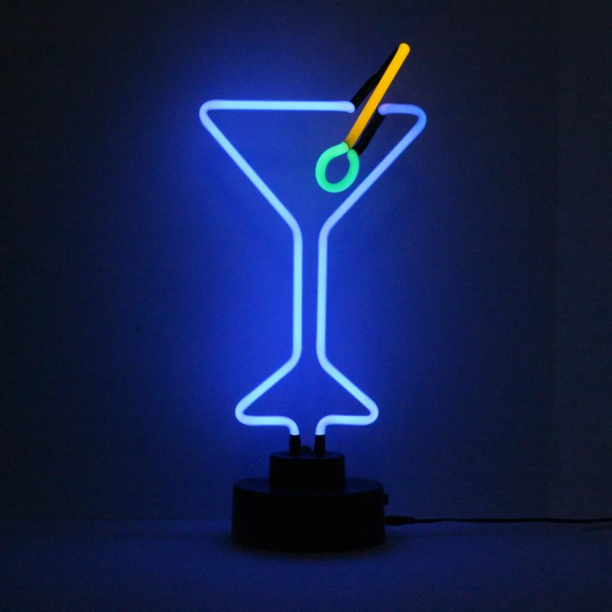 Neon on sale martini lamp