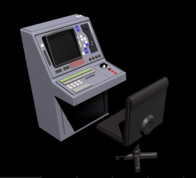 CUSTOM Star Destroyer Data Pit Computer for 6 IN Figure Diorama