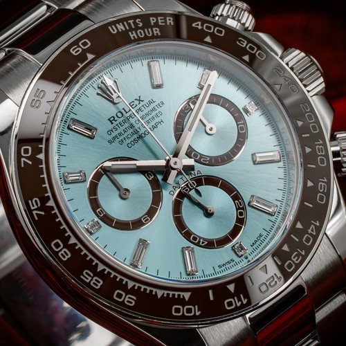 Rolex Cosmograph Daytona 126506 Platinum Ice Blue Baguette Platona Box & Papers - Picture 10 of 23