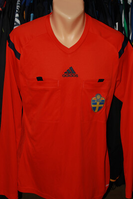Svff Sverige Sweden Adidas Referee Jersey Longsleeve Shirt Top Kit