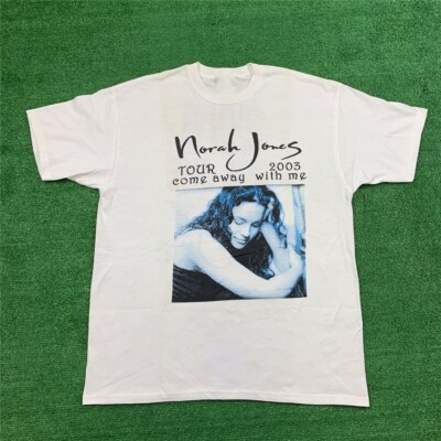 Vtg Norah Jones Come Away With Me Cotton White S-5XL Unisex Shirt DI356