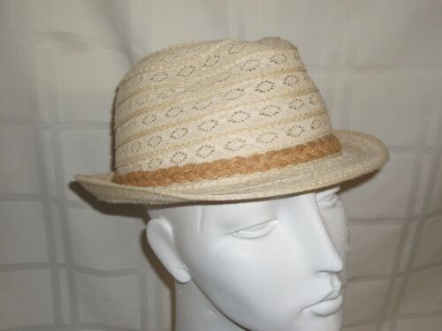 Payso Concept Cream And Blue Cow Stamp Cowgirls Hat Size M  display picture 1