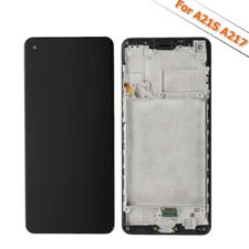 For Samsung Galaxy A21S (A217) LCD Display Touch Screen Digitizer Assembly+Frame