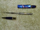 Blue Lives Matter Twist Pen W/Chrome Trim / Blue Body with Red &  White Accents — photo 7