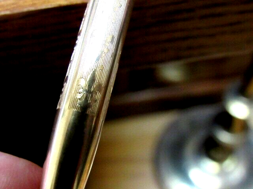 Redipoint 4” Chatelaine Deco Fleur De Lis Design Rolled Gold Mechanical Pencil - Picture 9 of 9