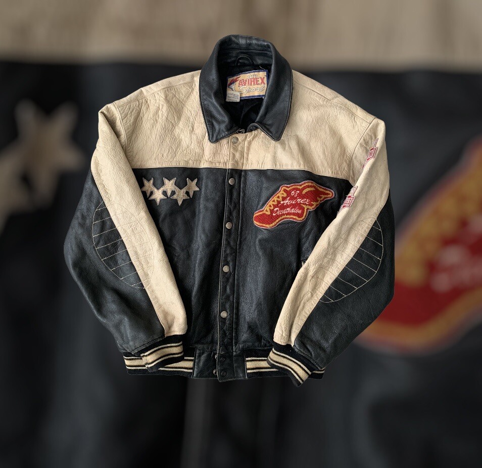 XXLサイズ AVIREX × STABRIDGE VARSITY JACKET AVIREX STABRIDGE