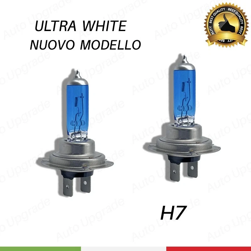 COPPIA LAMPADINE H7 EFFETTO XENON + 2 LUCI DI POSIZIONE A 5 LED BA9S T4W CANBUS - Immagine 2 di 3