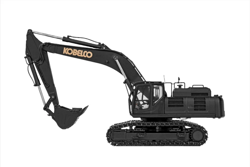 Kobelco SK500LC Excavator - Matte Black - Conrad 1:50 Scale Diecast Model New - Image 2 of 4