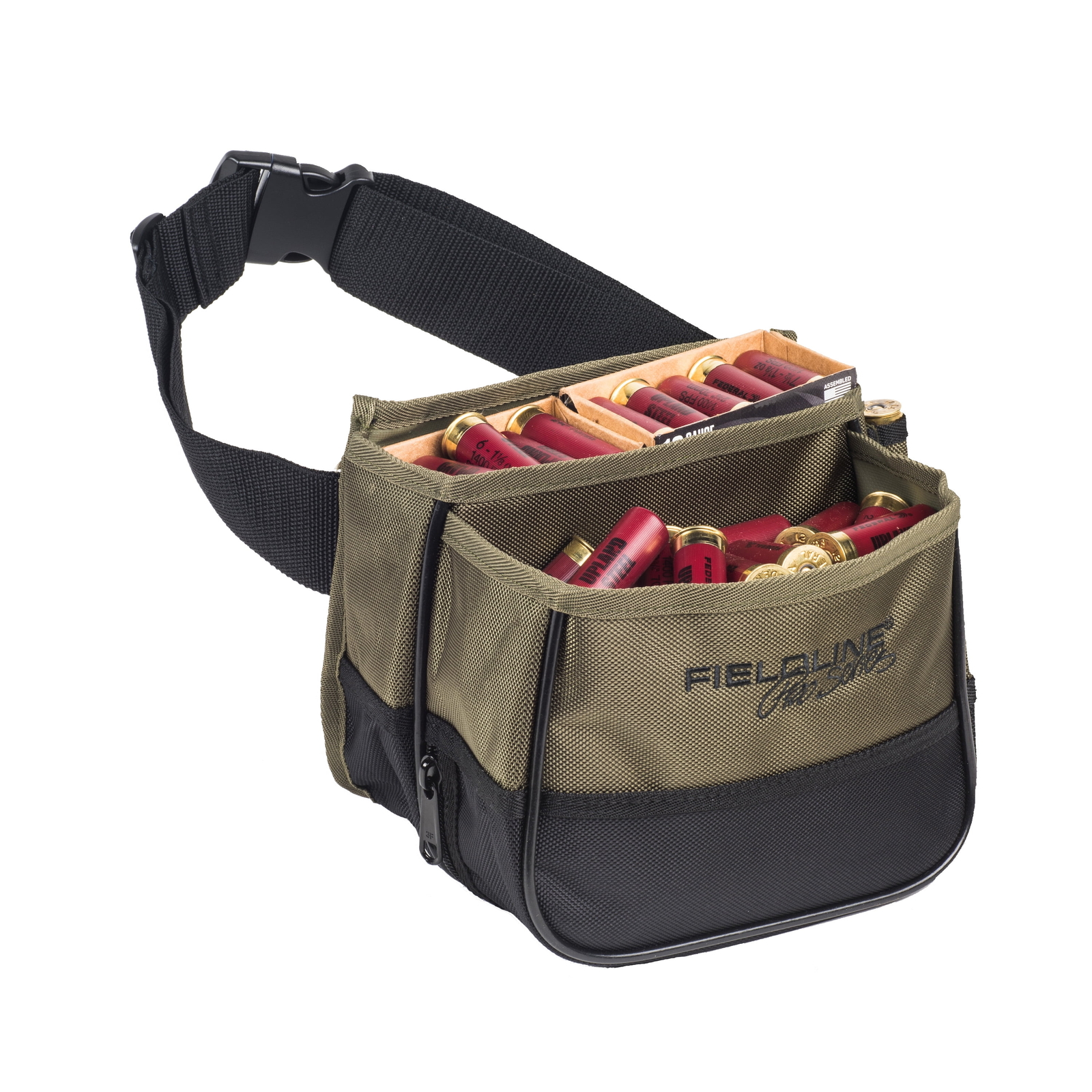 Pro Green Small Trap Shooting 1 Shell Ammo Pouch Holder Poly
