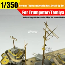 1/350 German Tirpitz Battleship Photo-etched Radar+Crane Detail-up Upgrade Part