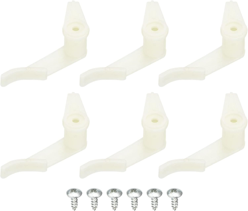 3.5Mm Lamp Shade Clips for Ceiling Flush Mount, 6 Pair Fixed Buckle Light Fixtur