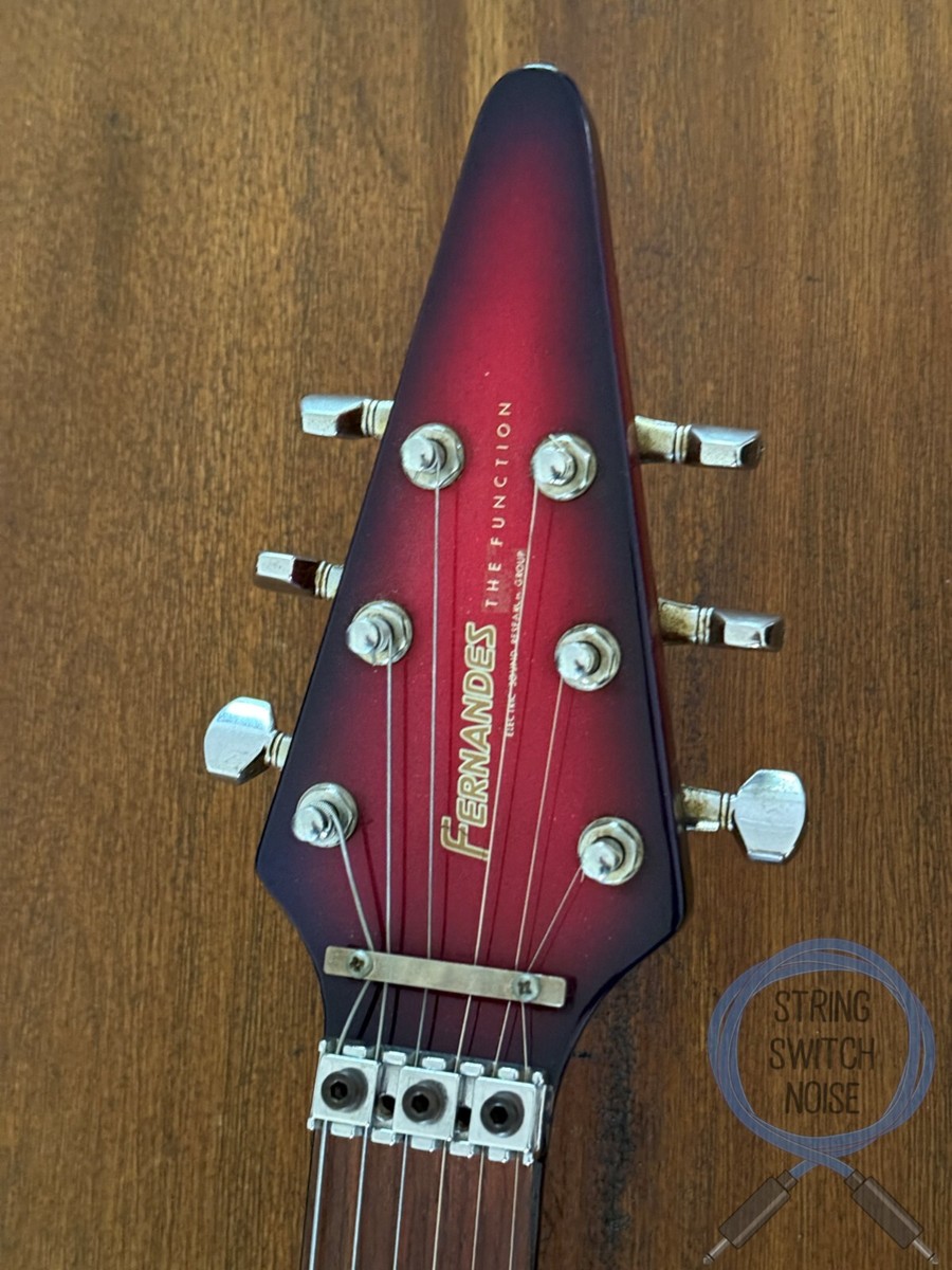Fernandes Flying V, Purple Sparkle Burst, MIJ 1985, BSV-70