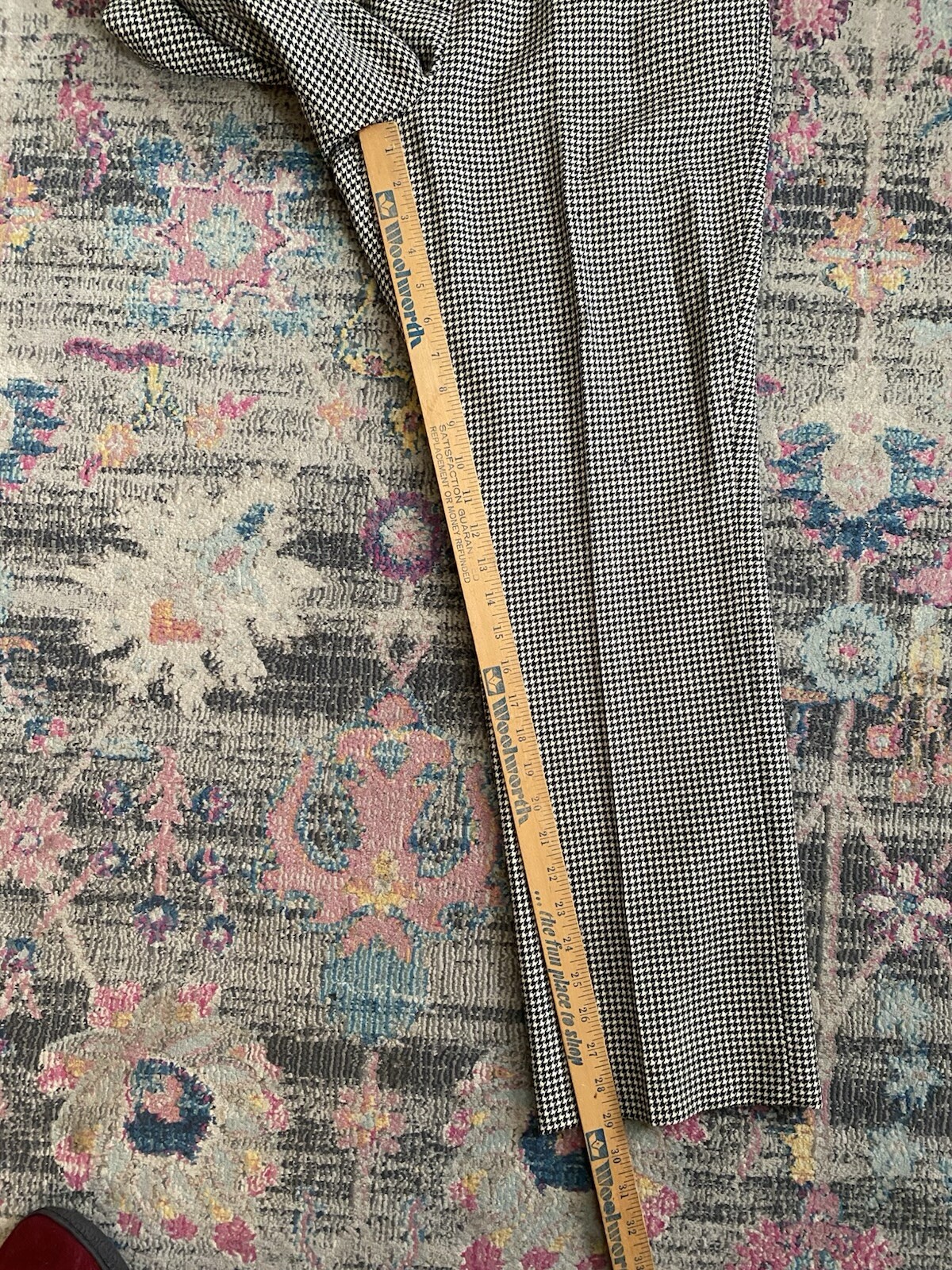 Pendleton 100% Wool Lined Pant Suit Houndstooth J… - image 20