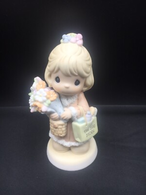Precious Moments Figurine - It s Time To Bless Your Day ~