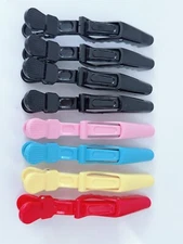 4X DIY Hair Cut Section Apart Salon Styling Crocodile Clip Clamp Claw Snap Tool