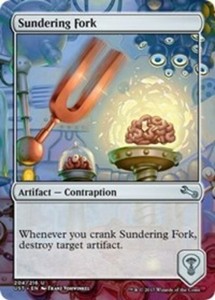 Sundering Fork - Foil x1 - Unstable - NM-Mint, English - Unstable