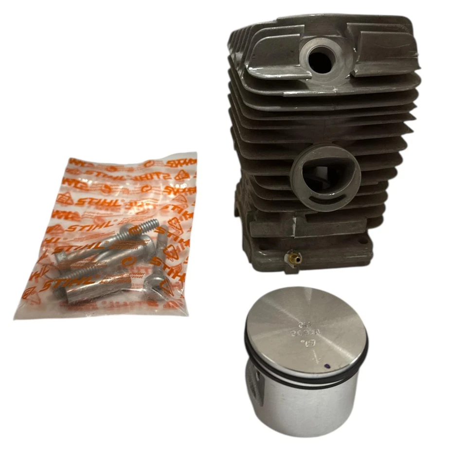 CILINDRO E PISTONE ORIGINALE MOTOSEGA STIHL MS 290/029 COD. 11270201217 - Immagine 2 di 3