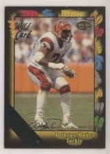 1991 Wild Card 10 Stripe Anthony Munoz #7 HOF 0b3