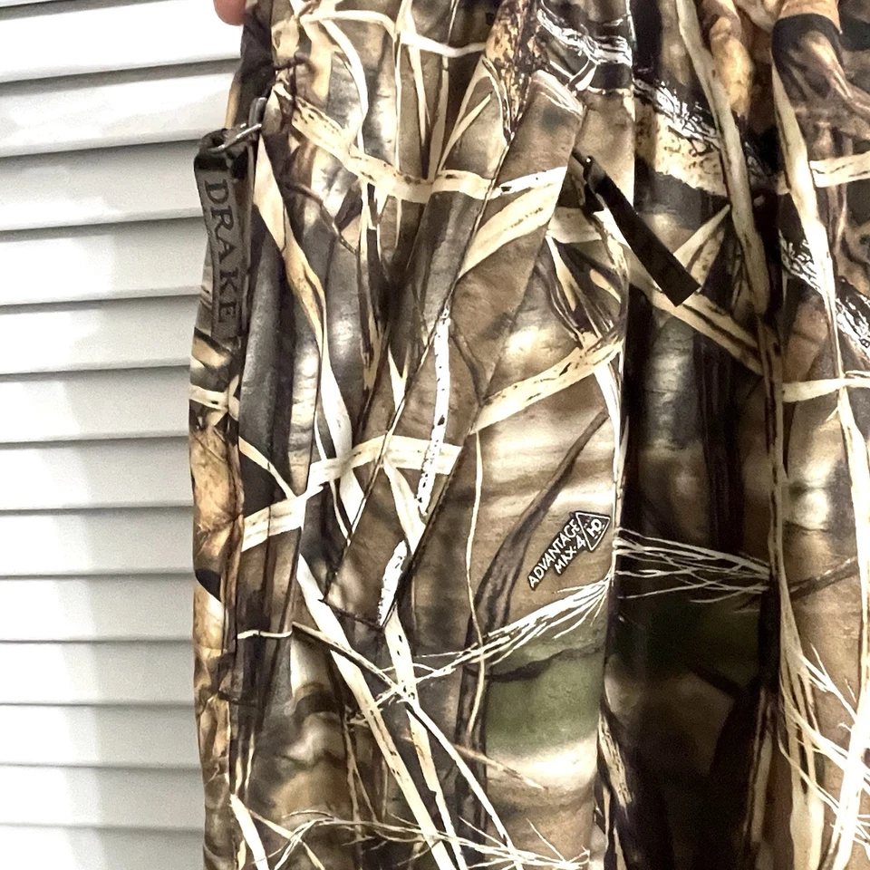 Drake Waterfowl System Camo Pants Realtree Advantage Max 4HD Mesh Line 3XL 48-50 - Image 3 of 4