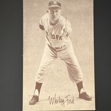 Whitey Ford New York Yankees MLB Vintage Baseball Sports Trading Card Card Stock
