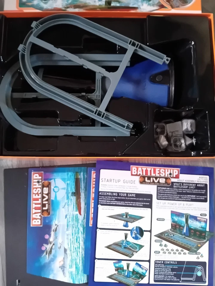 BATTLESHIP LIVE : Electronic Lights & Sounds Game Hasbro Complete (Faulty) - Image 2 of 2