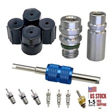 Air Conditioning Valve Core Kit  A/C R12 Cap  Valve A/C System Seal Kits