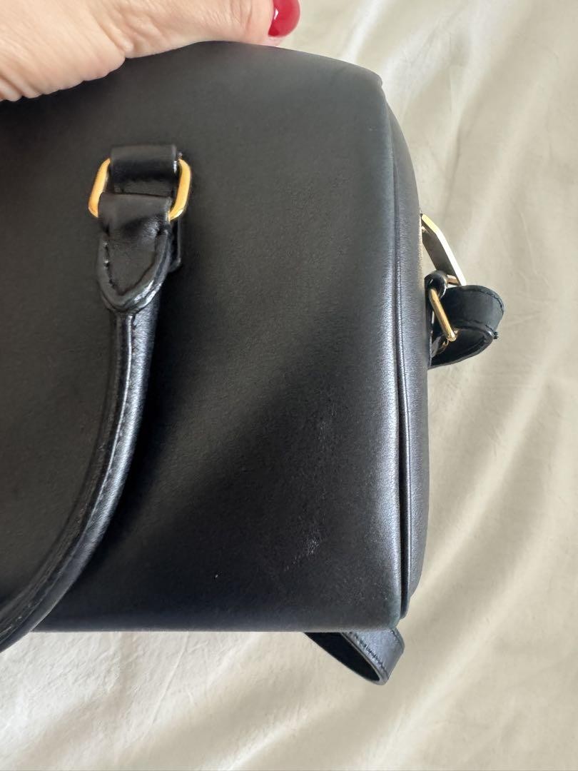 Borsa a tracolla Yves Saint Laurent YSL in pelle nera autentica F07141237